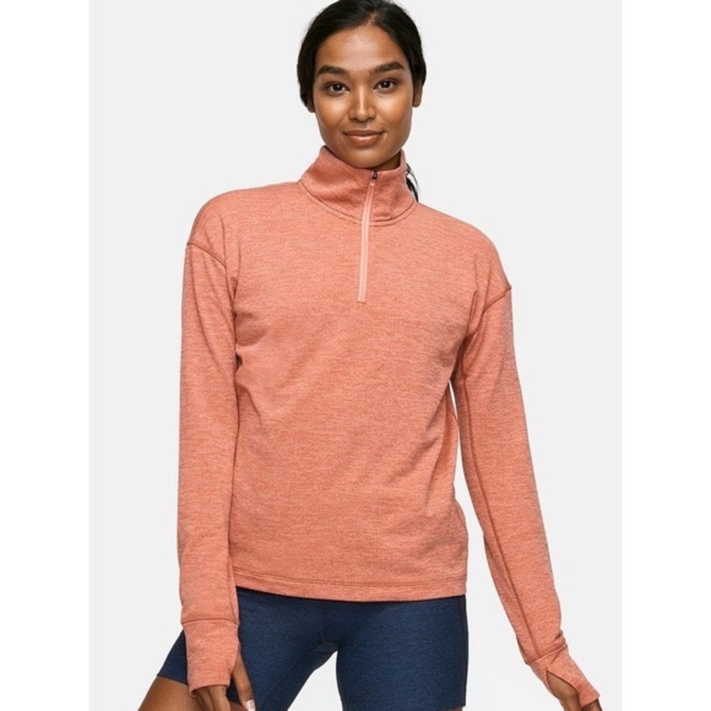 Outdoor Voices OV Fleece Half-Zip Clay - Sz L